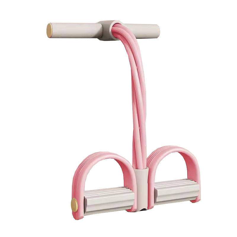 Factory direct sales 4-tube pedal tensioner, sit-ups, abdominal tightening, tension rope, yoga tension belt, fitness aid