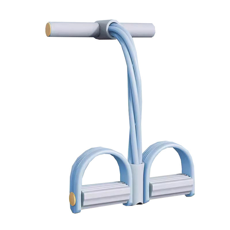 Factory direct sales 4-tube pedal tensioner, sit-ups, abdominal tightening, tension rope, yoga tension belt, fitness aid