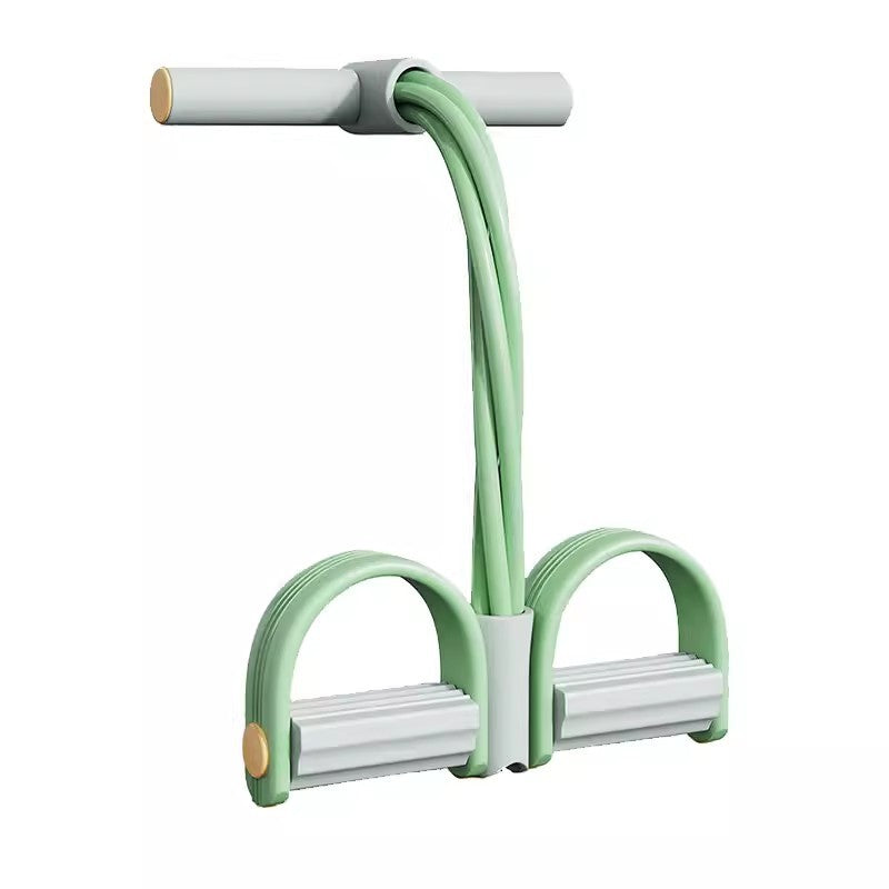 Factory direct sales 4-tube pedal tensioner, sit-ups, abdominal tightening, tension rope, yoga tension belt, fitness aid