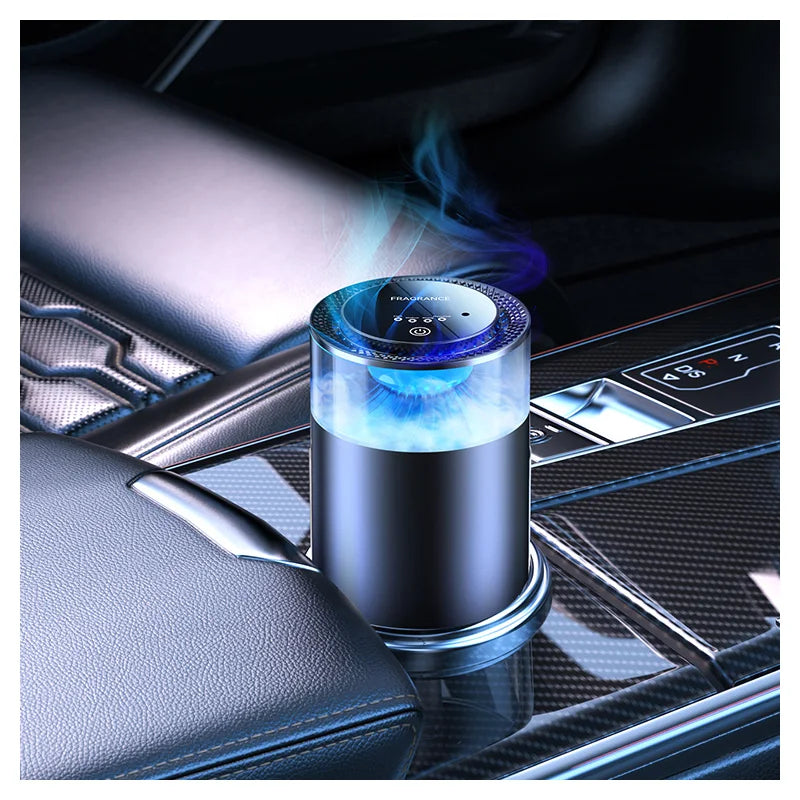 Smart USB Waterless Ultrasonic Car Diffuser Mini Portable Air Humidifier & Purifier Colorful LED Light Household & Hotel Use