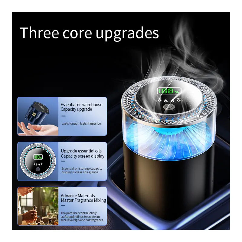 Automatic Smart Mini High-End Car Aromatherapy Machine Waterless 10ml Decoration Relaxation Portable Electric for Hotels
