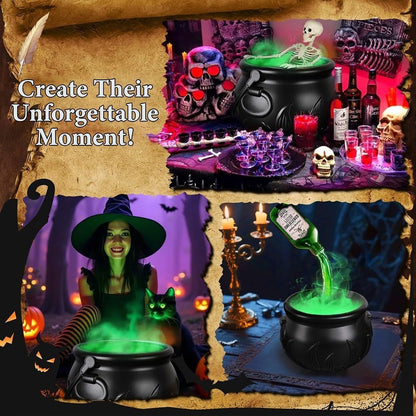 Halloween Gifts Flame Witch Bucket Halloween Decorations Indoor