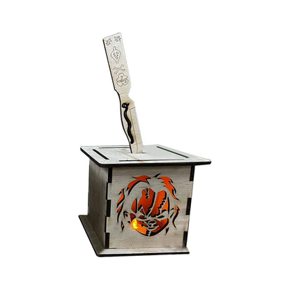 Wooden lantern ornaments Halloween horror character wooden lanterns can be used for Halloween party decorations