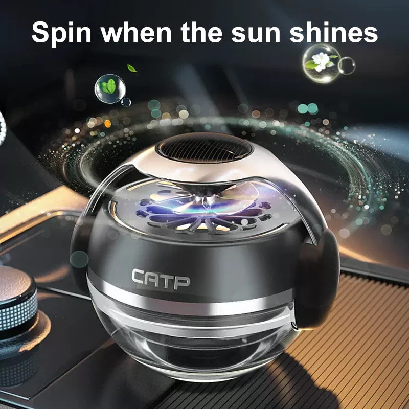 Solar Car Perfume Personalized Car Dashboard Fragrance Diffuser Solar Powered Scent Enhancer Stylish Car Interior Decoration ﻿