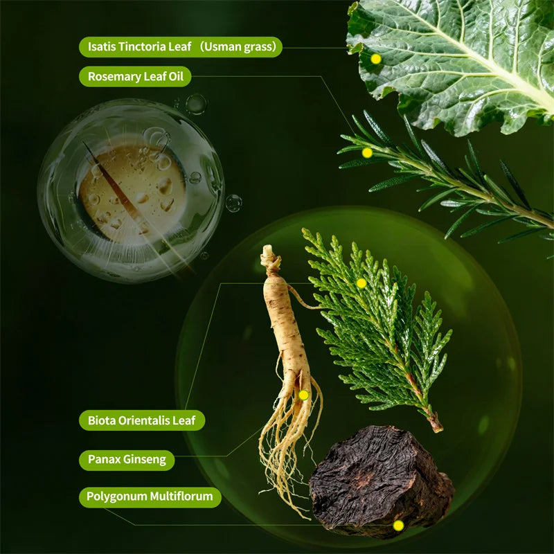 120g Usman Grass Herbal Shampoo Soap Hair Loss Treat Solid Shampoo Bar Strengthen Hair Root Oil Control Hair Growth Hair Care