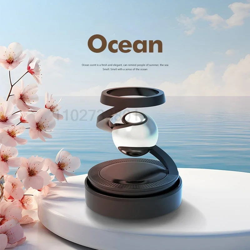 Solar Car Air Freshener Interstellar Levitation Rotating Auto Flavoring Car Perfume Deodorant Diffuser Interiors Accessories
