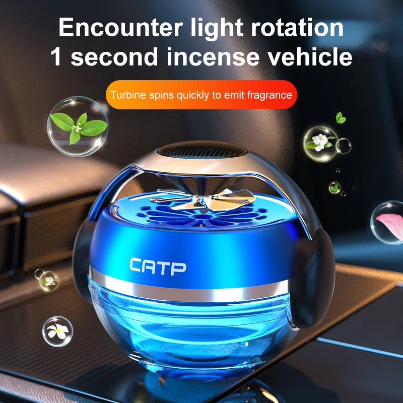 Solar Car Perfume Personalized Car Dashboard Fragrance Diffuser Solar Powered Scent Enhancer Stylish Car Interior Decoration ﻿