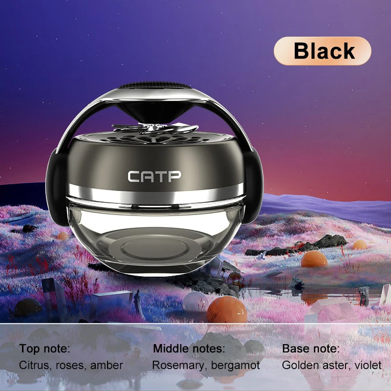 Solar Car Perfume Personalized Car Dashboard Fragrance Diffuser Solar Powered Scent Enhancer Stylish Car Interior Decoration ﻿
