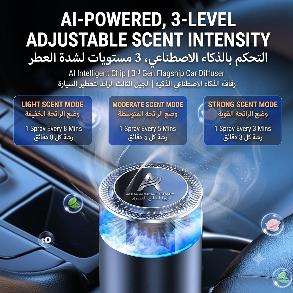 New Fog Landscape Car Aroma Diffuser Auto Decor
